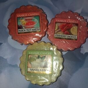 Limited Edition Yankee Candle Wax Melts Summer x3